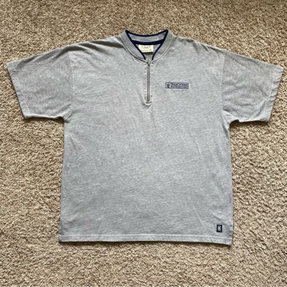 Vintage Royal Caribbean International Cruises 1/4 Zip Polo Pullover Men Size‎ XL